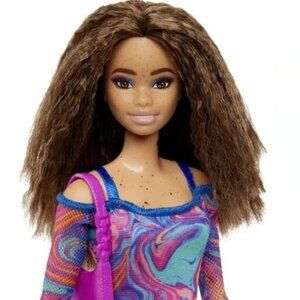 Barbie Fashionistas Doll #206 with Crimped Hair and Freckles